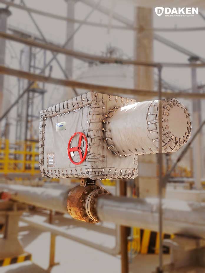 Daken flexible fire jacket